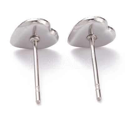 Non-Tarnish 304 Stainless Steel Stud Earring Settings LS-X-STAS-J032-13-1