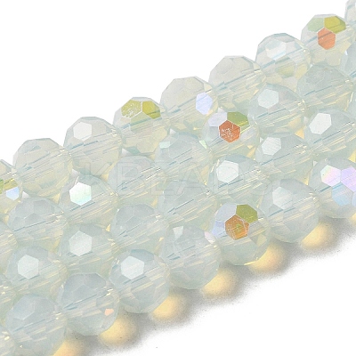 Imitation Jade Glass Beads Strands EGLA-A035-J8mm-L06-1