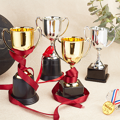 Plastic Small Trophy Cup AJEW-CN0001-04B-1