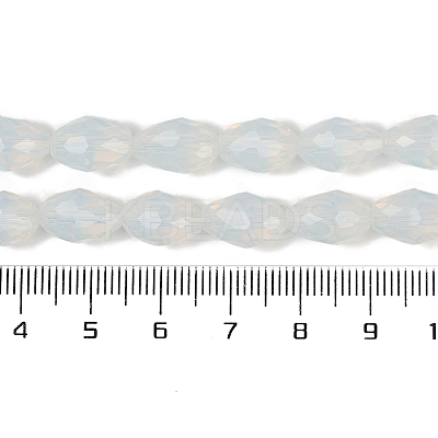 Electroplate Imitation Jade Glass Beads Strands EGLA-N013-J6mm-D02-1