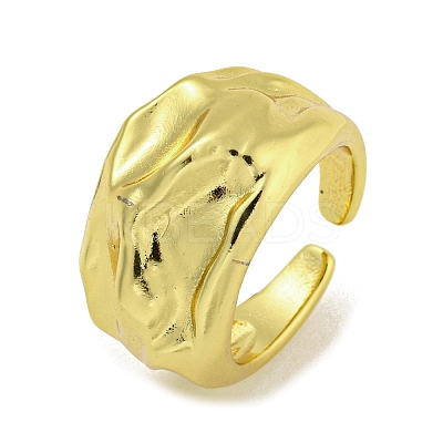 Brass Cuff Rings for Women RJEW-E294-02G-02-1