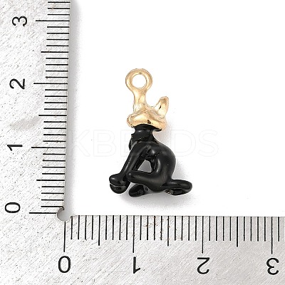 Alloy Enamel Pendants PALLOY-R160-01G-01-1