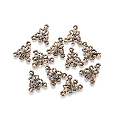 Triangle Tibetan Style Alloy Chandelier Components Links LS-MLF0178Y-NF-1
