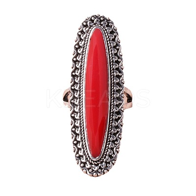 Alloy and Resin Finger Rings FS-WGB9ABA-01-1