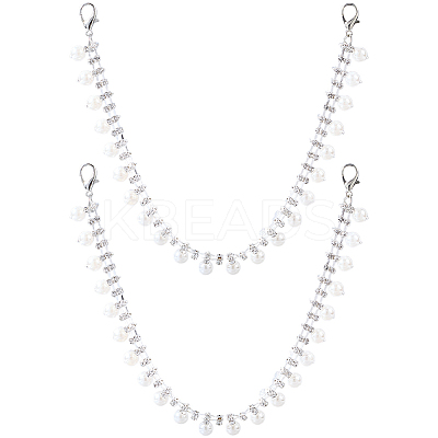 Alloy Rhinestone Shoe Chains FIND-WH20024-06-1