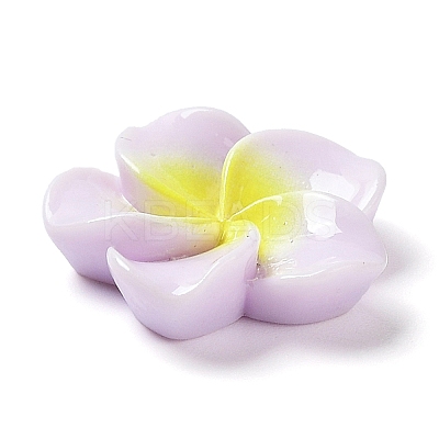 Opaque Resin Cabochons RESI-G068-02E-1