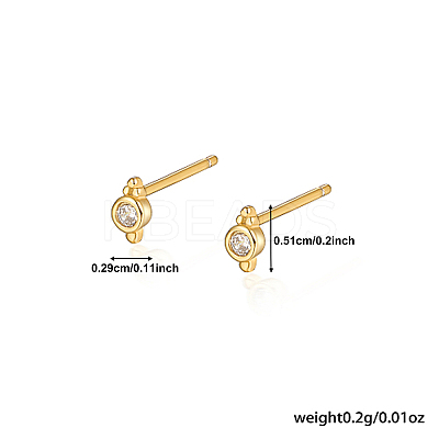 Sterling Silver Stud Earrings VC4044-2-1