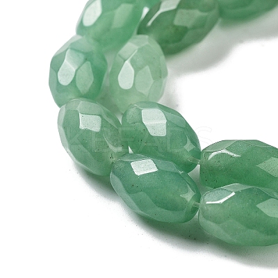 Natural Green Aventurine Beads Strands G-P520-C12-01-1