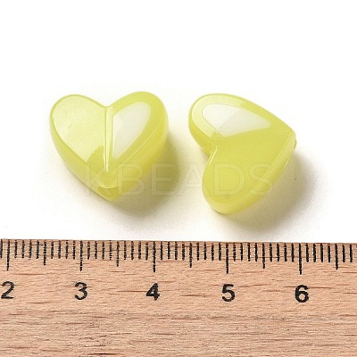Imitation Jelly Acrylic Opaque Beads SACR-R741-01G-1