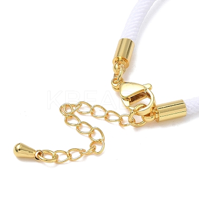 3MM Nylon Milan Cord Necklace Making NJEW-H084-01G-33-1