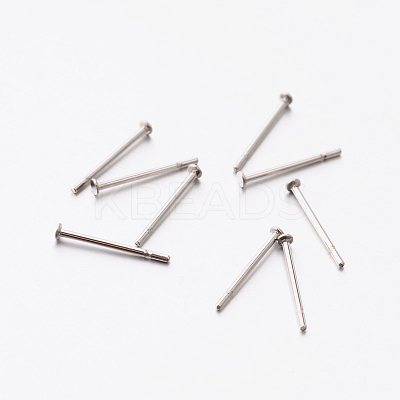 Non-Tarnish 304 Stainless Steel Stud Earring Findings X-STAS-E074-12-1