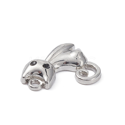 Plated Alloy Enamel Pendants PALLOY-D065-02P-1