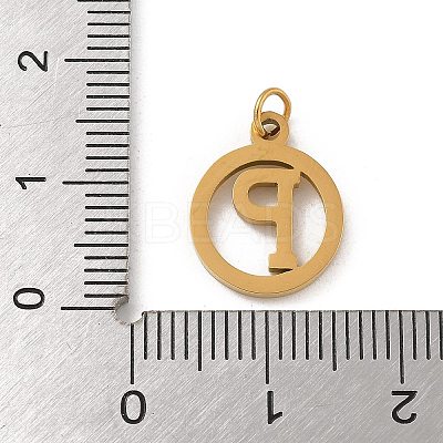 304 Stainless Steel Charms
with Jump Ring STAS-R001-02G-P-1