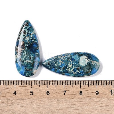 Dyed Synthetic Imperial Jasper Pendants G-P529-07D-1