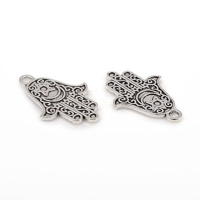 Tibetan Style Alloy Pendants X-TIBEP-G026-01AS-1
