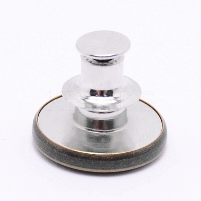 Zinc Alloy Scalable & Removable Button Pins for Jeans FIND-WH0053-62AB-05-1