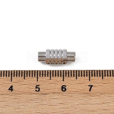 304 Stainless Steel Magnetic Clasps STAS-C127-18A-P-1