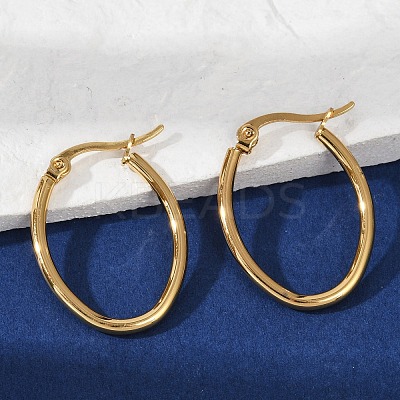 201 Stainless Steel Hoop Earrings EJEW-I245-03F-1