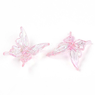 Transparent Acrylic Beads OACR-N137-74E-1