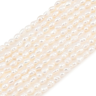 Natural Cultured Freshwater Pearl Beads Strands PEAR-F020-07-1