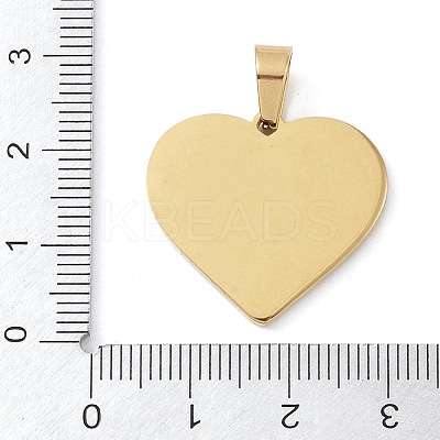 Ion Plating(IP) 304 Stainless Steel Enamel Rhinestone Pendants STAS-Q325-02D-G-1