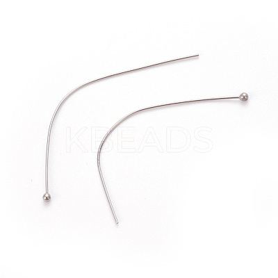 Tarnish Resistant 304 Stainless Steel Ball Head Pins STAS-E452-01P-A-1