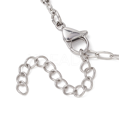 304 Stainless Steel Mixed Chain Necklace Makings AJEW-JB01548-1