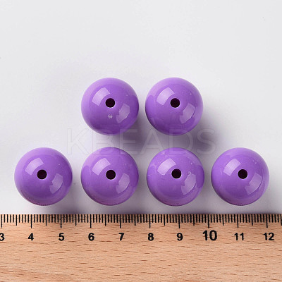 Opaque Acrylic Beads MACR-S370-C20mm-30-1
