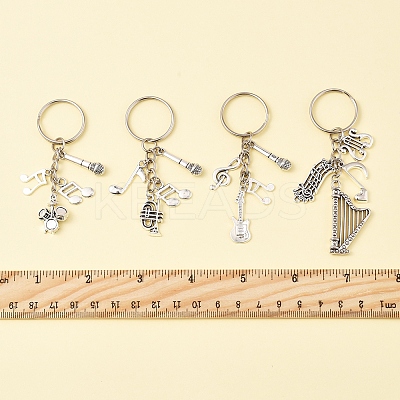 Music Theme Alloy Keychain KEYC-FS00029-02-1