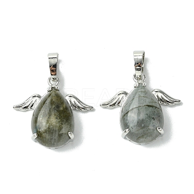 Natural Labradorite Pendants G-C114-05P-06-1