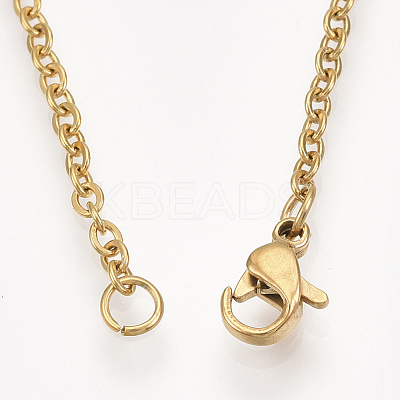201 Stainless Steel Origami Pendant Necklaces NJEW-T009-JN091-2-40-1