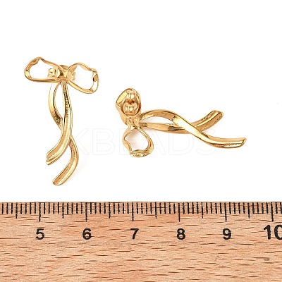 304 Stainless Steel Stud Earrings EJEW-I318-02G-01-1