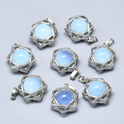 Opalite Pendants G-R485-01H-1