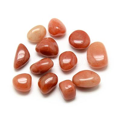 Natural Red Aventurine Gemstone Beads G-S218-17-1