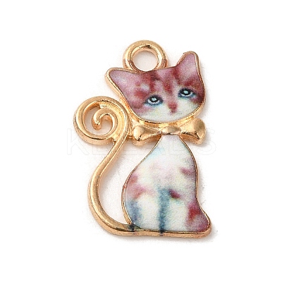 Alloy Enamel Pendants ENAM-T011-139G-1
