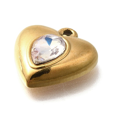 304 Stainless Steel Pendants STAS-Q346-06G-02-1