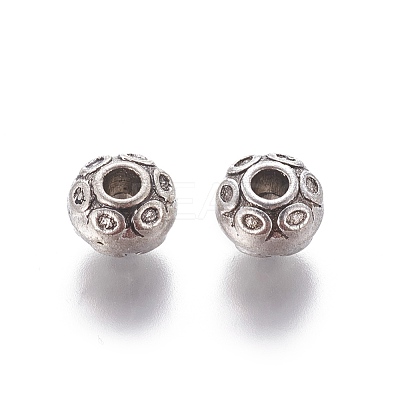 Tibetan Silver Spacer Beads LF0713Y-1
