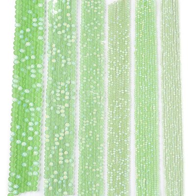 Transparent Glass Beads Strands LS-EGLA-A044-T3mm-MB09-1