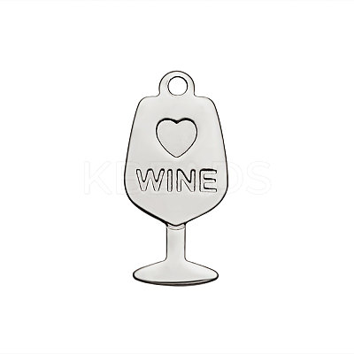 201 Stainless Steel Pendants STAS-R082-VC175-2-1