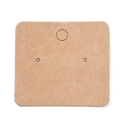 Blank Kraft Paper Earring Display Cards X1-CDIS-G005-05-1