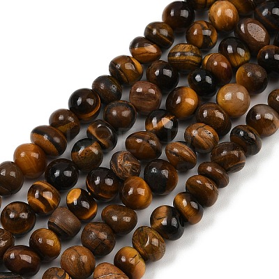 Natural Tiger Eye Beads Strands G-G053-C12-01-1