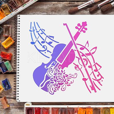 Plastic Reusable Drawing Painting Stencils Templates DIY-WH0172-186-1