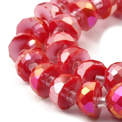 AB Color Plate Glass Beads Strands EGLA-P051-02A-B03-1