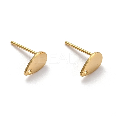 304 Stainless Steel Stud Earring Findings STAS-L211-05C-G-1