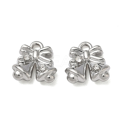 Christmas Alloy Crystal Rhinestone Pendants FIND-L026-01C-P-1