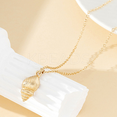 Summer Beach Alloy Pendant Necklaces for Women FS-WGAF64A-08-1