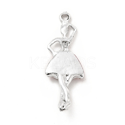 Rack Plating Alloy Enamel Pendants LS-ENAM-M051-03P-C-1