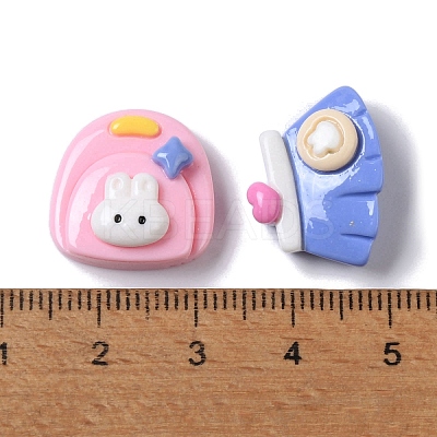 Rabbit/Baby Bottle/Lollipop Opaque Resin Decoden Cabochons CRES-P031-C-1