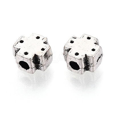 Tibetan Style Alloy Beads PALLOY-T093-35AS-1