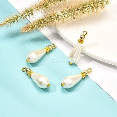 Glass Pearl Pendants X-PALLOY-JF00902-1
